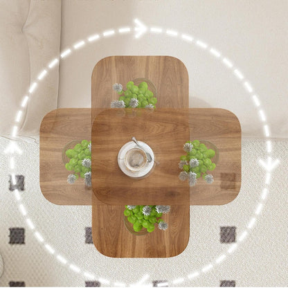 Tavolo a C con scrivania girevole a 360°, tavolini piccoli salvaspazio, adorabile mobile regolabile per soggiorno, camera da letto, divano, comodino o studio, scrivania ideale per laptop, piccoli