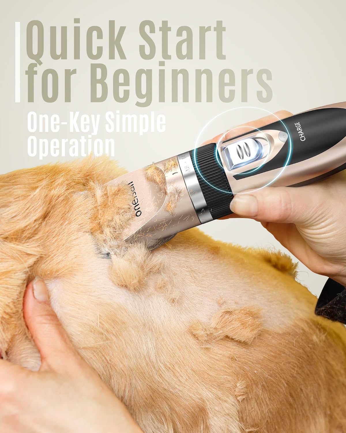 oneisall Professional Low Noise Dog Clippers for Dogs Grooming Dogs Cats Animals Clippers