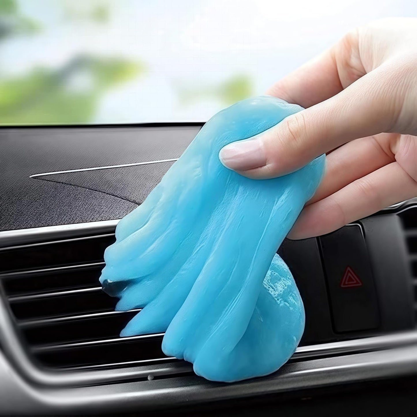 Cleaning Gel for Carï¼Œ3 PCS Blue Cleaning Gel for Car Detailing Kit Car Cleaning Gel Universal Car Air Vent Dust Cleaner Removal Putty Cleaning Keyboard Cleaner for Car Vents, PC, Cameras (3 PCS/210g)