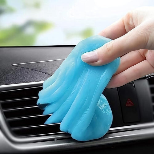 Cleaning Gel for Carï¼Œ3 PCS Blue Cleaning Gel for Car Detailing Kit Car Cleaning Gel Universal Car Air Vent Dust Cleaner Removal Putty Cleaning Keyboard Cleaner for Car Vents, PC, Cameras (3 PCS/210g)