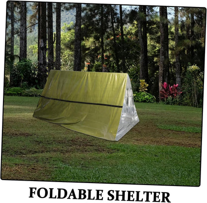 KITANDOVE Thermal Outdoor Tent Survival Blanket Emergency Shelter Hiking Insulated Cold Weather