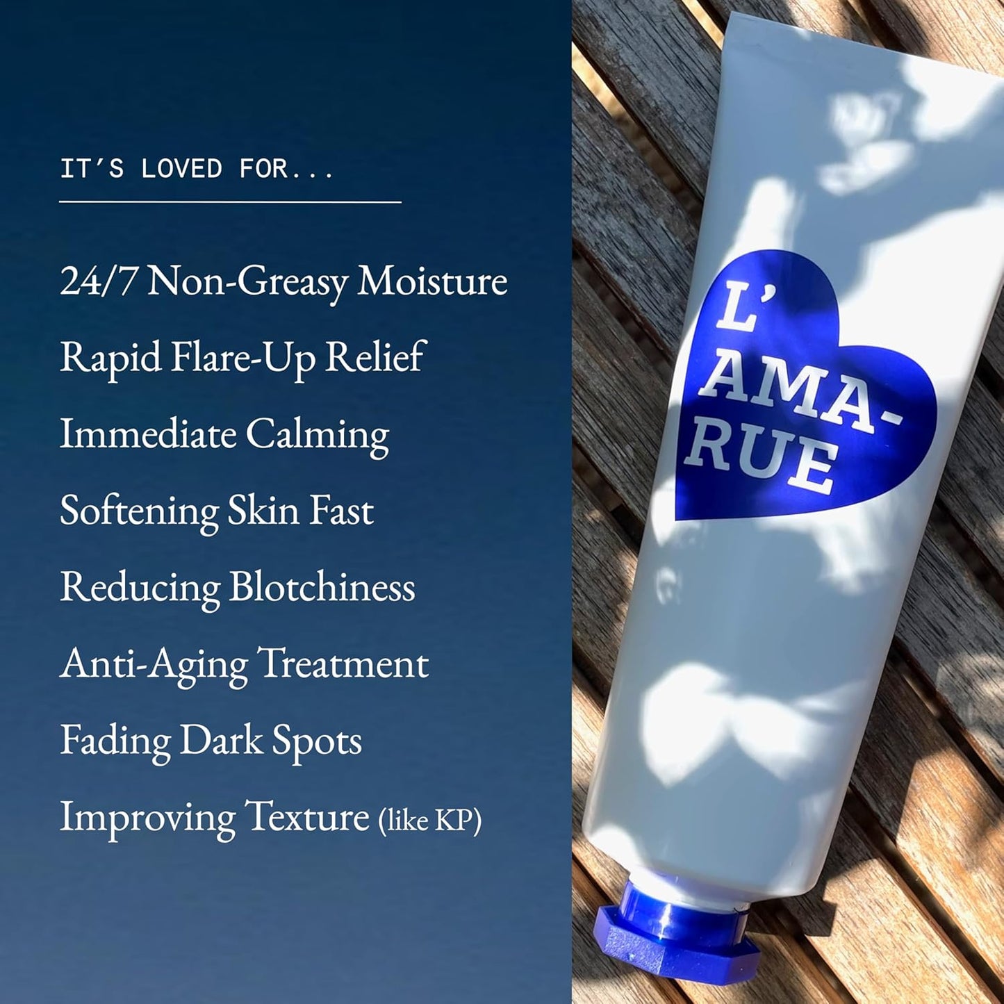 L'AMARUE Advanced Body Repair Cream - 6.2 fl oz: Non-Greasy Hydration, Firming & Anti-aging Moisturizer | Root Cause Skincare™ for Full Body Skin Wellness, Targets Dryness & Crepey Skin