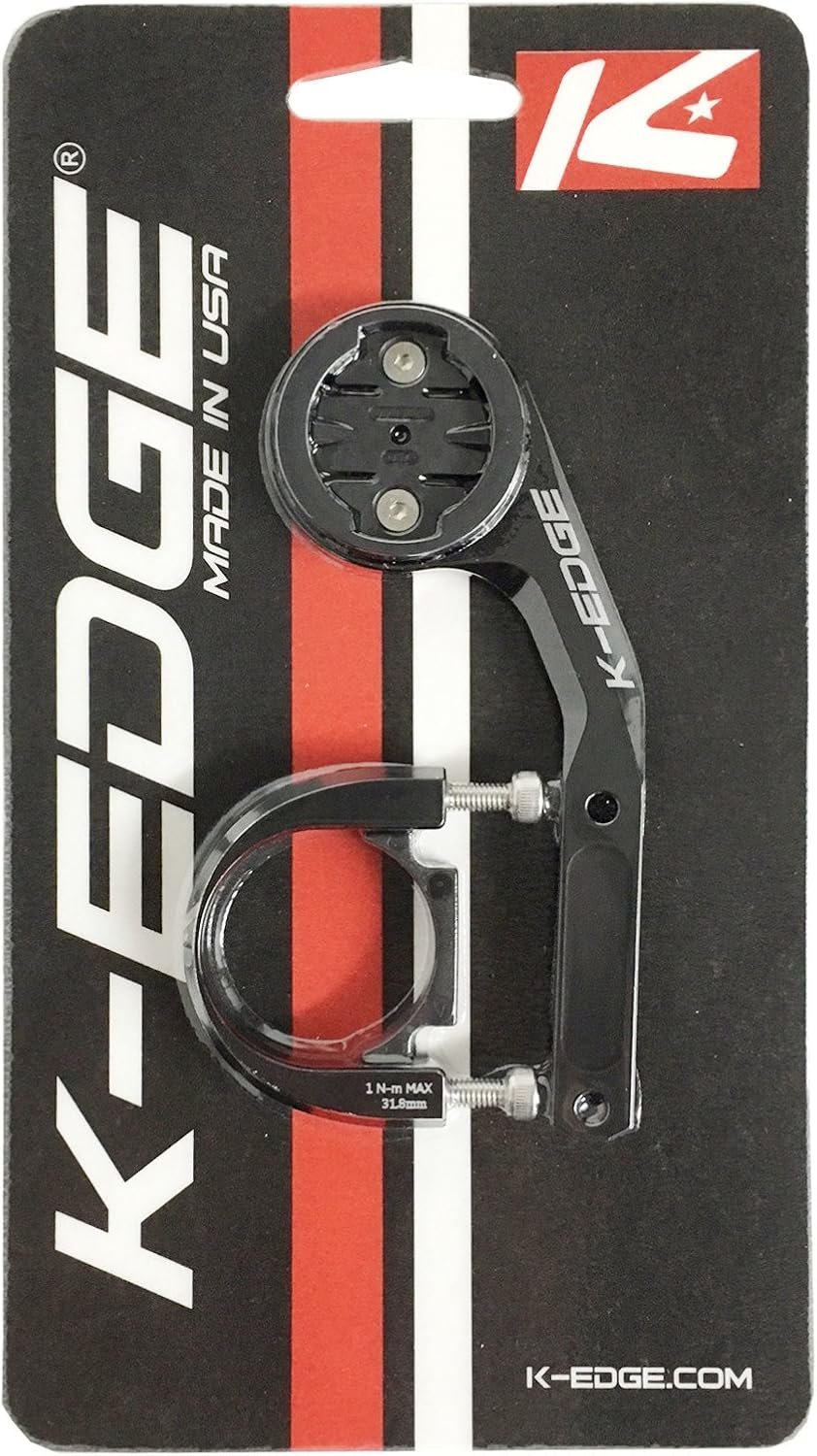 K-EDGE Sport Garmin Mount: 31.8mm, Black
