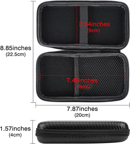 TOCCOOL Portable Solar Charger Storage Box, Black, Compatible with Solar Power Banks, Storage Case