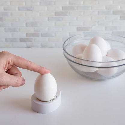Fox Run 5711 Hard Boiled Egg Piercer with Safety Lock Feature, White