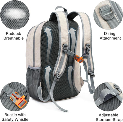 G4Free 12/20L Mini Hiking Daypack, Small Hiking Backpack Compact Outdoor Shoulder Backpack for Travel Cycling