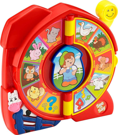 Fisher-Price Little People Toddler Toy See â€˜n Say The Farmer Says, Learning Game with Music & Sounds for Kids Ages 18+ Months (Amazon Exclusive)