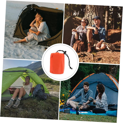FOYTOKI Sleeping Compact Thermal Blanket Portable Survival Tent Waterproof Camping Gear Bivy Sack