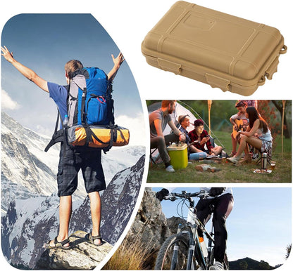 Survival Gear Storage Box, Outdoor Survival Tool Set Box, Waterproof Shockproof Large-Size Sealed Storage Box Pressure-Proof For Outdoor Items