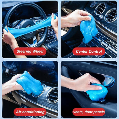 Car Cleaning Gel, 80g Detailing Slime, Reusable Multifunctional Putty, Auto Detailing Cleaning, Dust Dirt Remover for PC, Keyboard Cleaner, Easy Use, Maintenance Tool