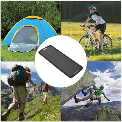 Solar Battery Charger, 10W 12V Portable Waterproof Power Trickle Battery Charger OBD Car Charger for Car Motorcycle Boat Mower Trolling Tractor
