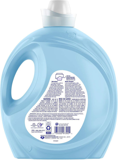 Fleecy Liquid Fabric Softener, Fresh Mountain Air Scent Fabric Softener, 199 Loads, 4.7L - Soft as Mother's Touch, Increases Silkiness, Fluffiness and Comfort Laundry Softener