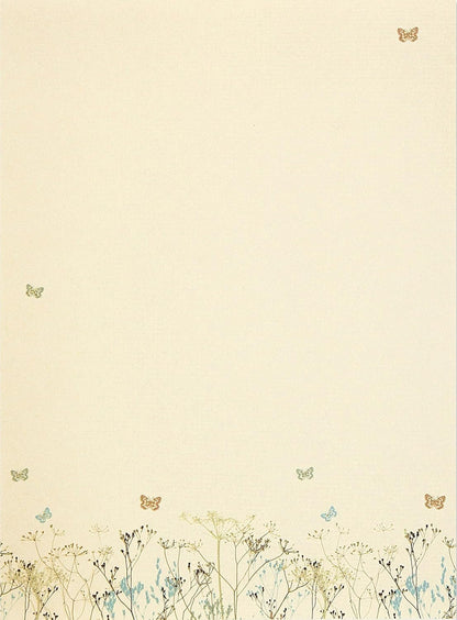 Butterflies Stationery Set (30 sheets, 24 envelopes)