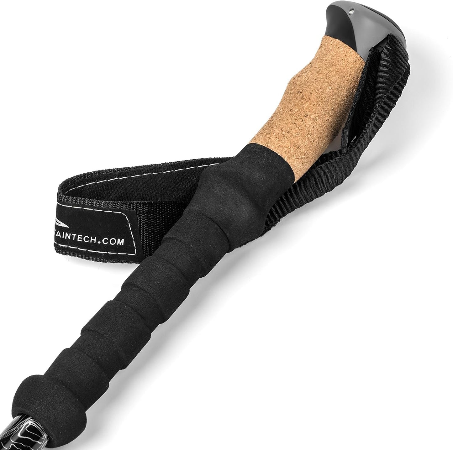 Cascade Mountain Tech Aluminum Adjustable Trekking Poles - Lightweight Quick Lock Walking Or Hiking Stick - 1 Set (2 Poles)