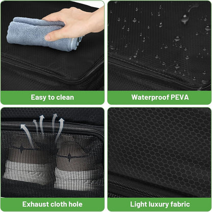 2 Layer Golf Trunk Organizer, Golf Car Storage Organizer with Individual Ventilated Compartment for 2 Pairs Shoes, Clothes, Tees, Gloves, Accessories2 Pcs Catnip Toys Balls That Stick on Wall