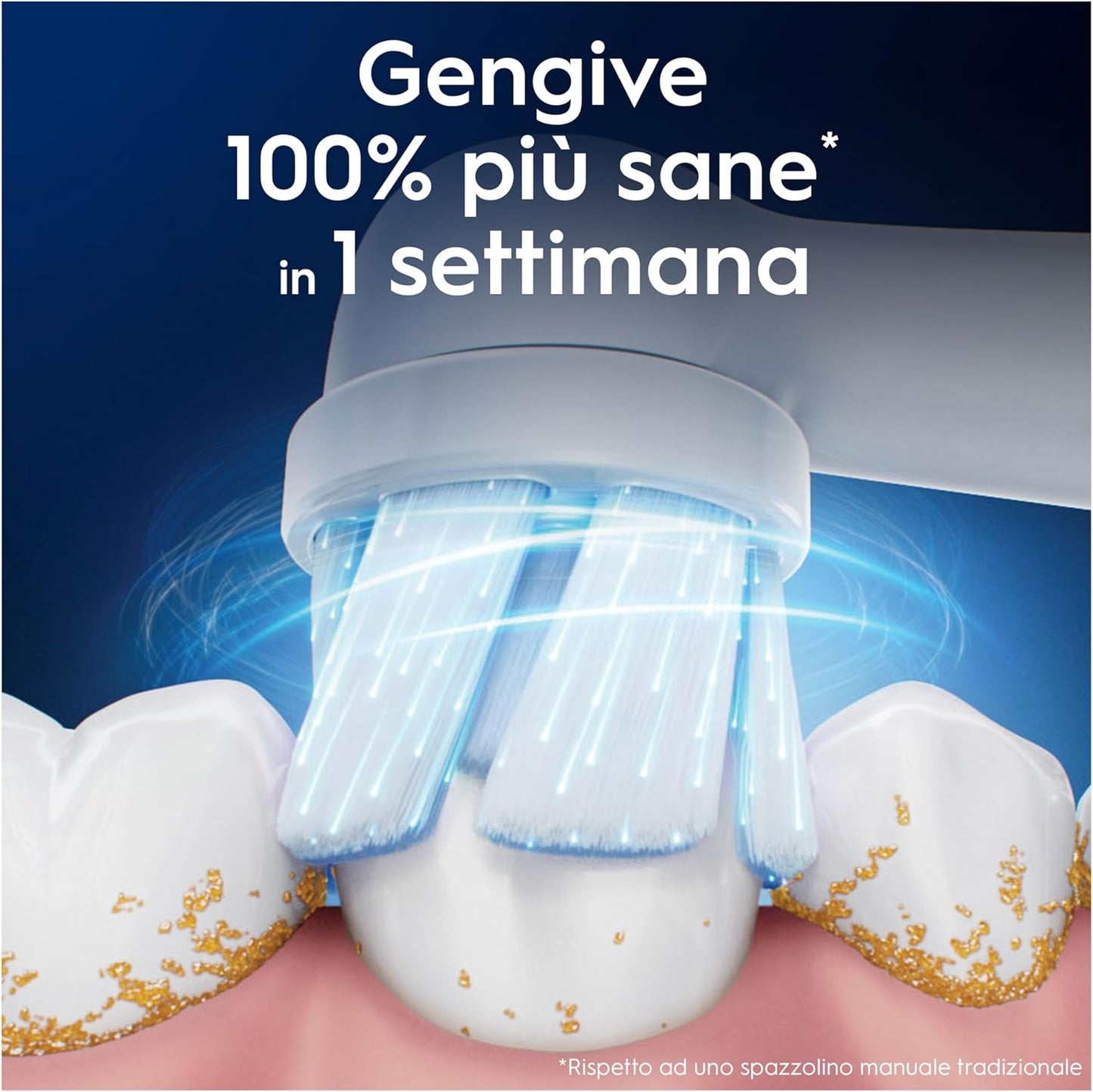 Oral-B iO Series Gentle Care White Replacement Heads Original Round Heads for Sensitive Gums 2 Heads