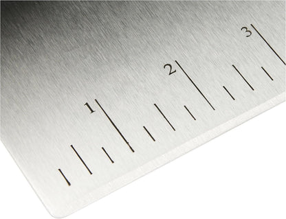 Amazon Basics Multi-Purpose Stainless Steel Bench Scraper and Chopper