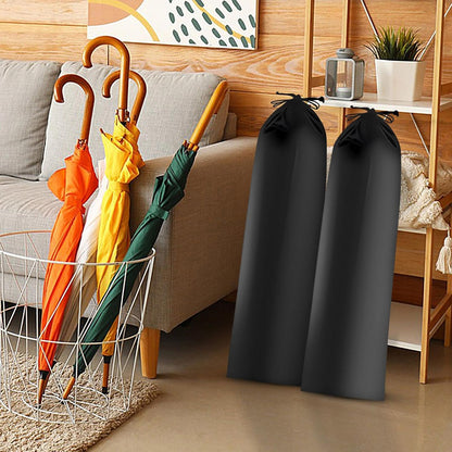 Generico Long Drawstring Pouch, 2X Protective Storage Bag 8x24 Inches, Lightweight Portable Fast Drying Carrying Case for Travel, Camping & Outdoor Gear Organization