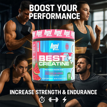 BPI Sports Best Creatine, 50 Servings, Watermelon Coolor, 0.3 Kilograms