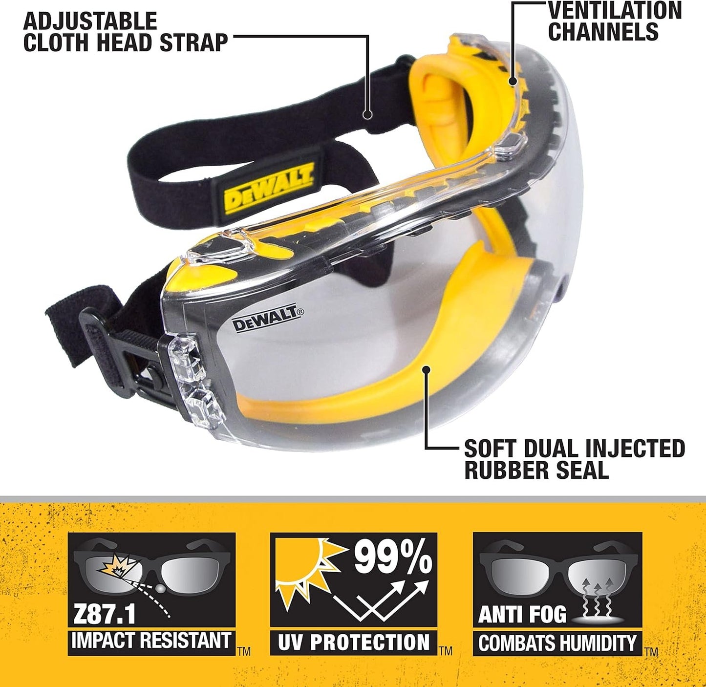 DeWalt DPG82-11 Safety Glasses