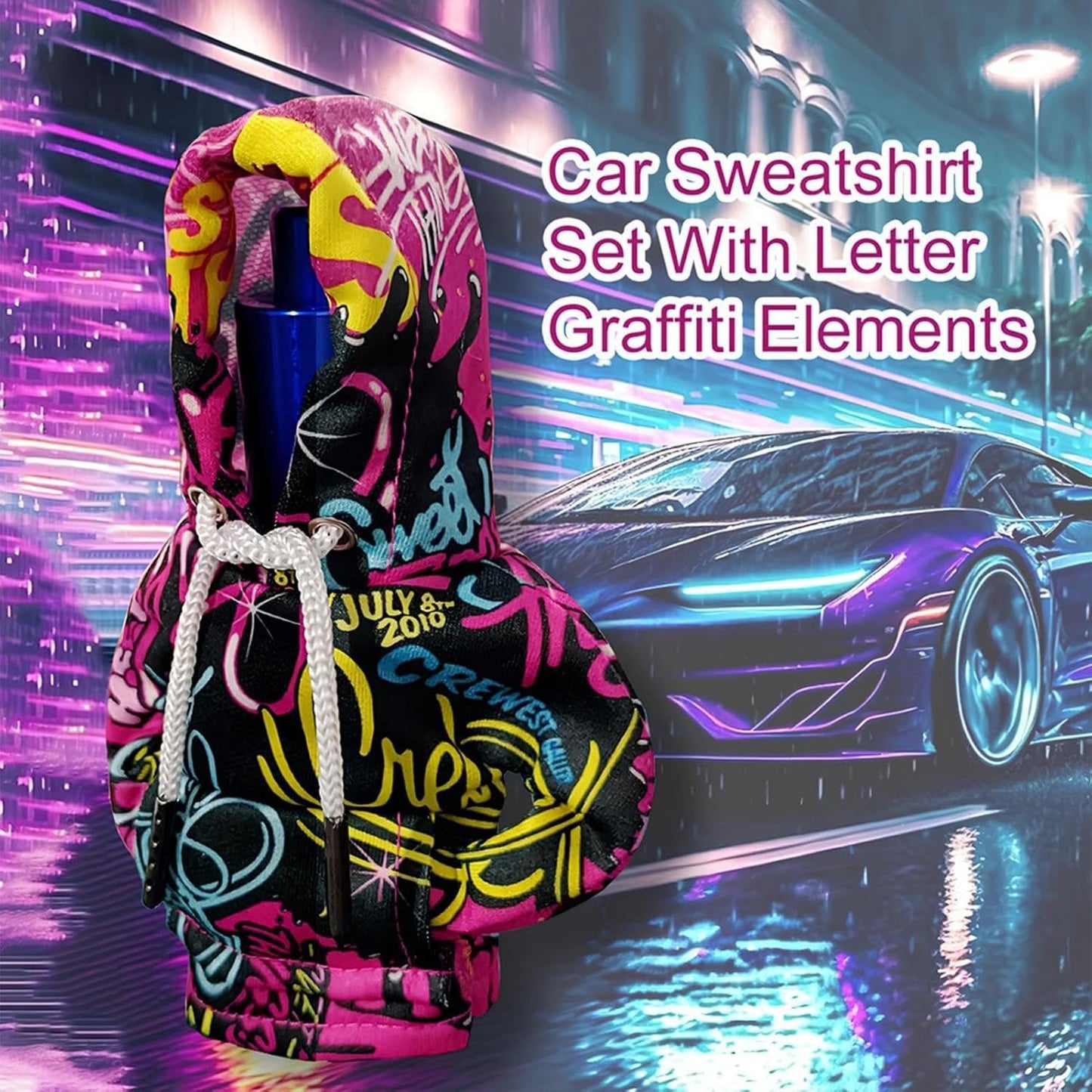 Gear Shift Hoodie Shifter Hoodie Car Decoration Shifter Car Decoration with Anti-Slip Hood Interior Decoration for Car Accessories