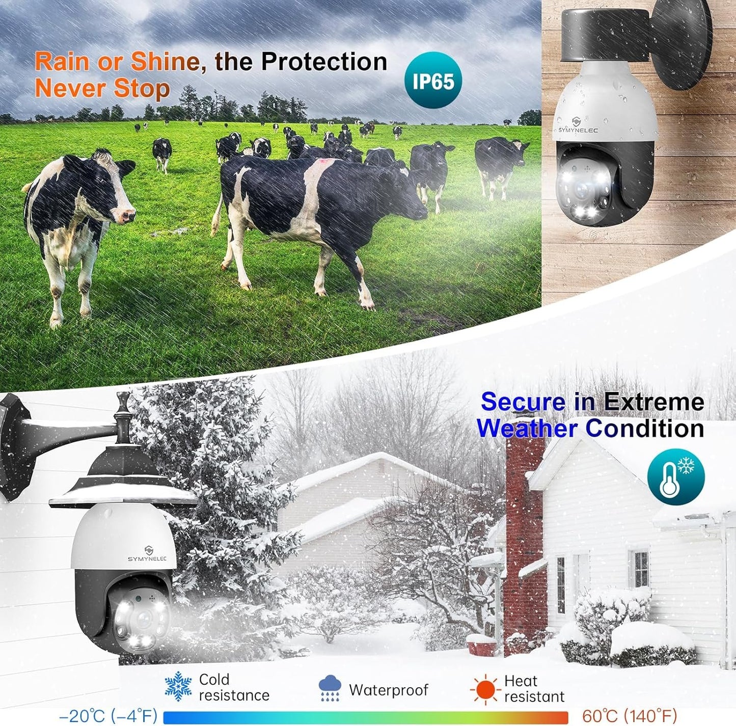 SYMYNELEC 5GHz/2.4GHz Light Bulb Security Camera Outdoor Waterproof 2.5K, Dual-Band WiFi Light Socket Security Camera with AI Human Motion Detection Tracking 4MP Color Night Vision Siren Alarm Alexa