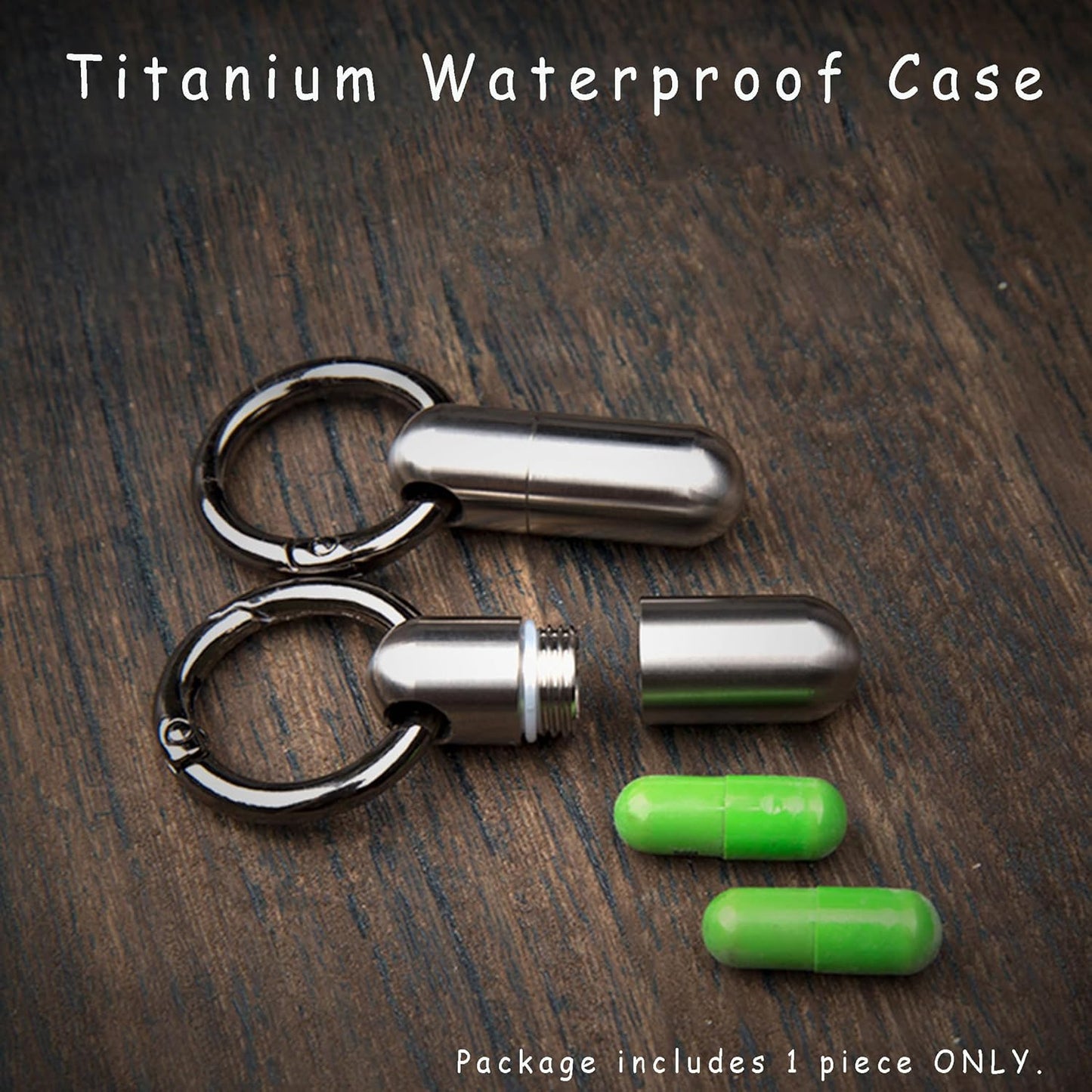 Hamans Titanium Waterproof Container Multi Tool Box Case Outdoor EDC Survival Storage Container Dry Box