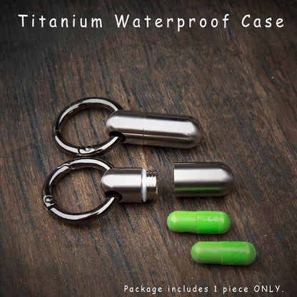 Hamans Titanium Waterproof Container Multi Tool Box Case Outdoor EDC Survival Storage Container Dry Box