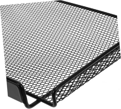 SHINEOFI Office Under Shelf Storage Basket Organizer Wire Under Desk Storage for Files and Stationery for Office and Home Workspace Organization