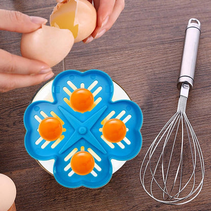 Separatore di tuorlo, estrattore di albume d' , utensile da cucina antiaderente per uso alimentare, pratico gadget da cucina per la preparazione dei pasti, piatti per la colazione, feste in casa e