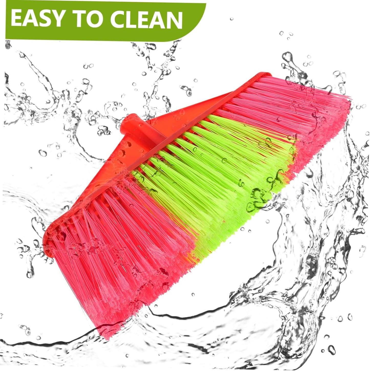 Beavorty Home Cleaning Essential 2 Pezzi Scopa di Plastica Scopa Pavimento Scopa Sostituzione Parte per La Casa