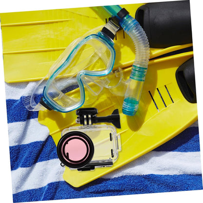 SHINEOFI Camera Housing with Dual Cold Shoe Mounts Transparent Protective Shell for Digital