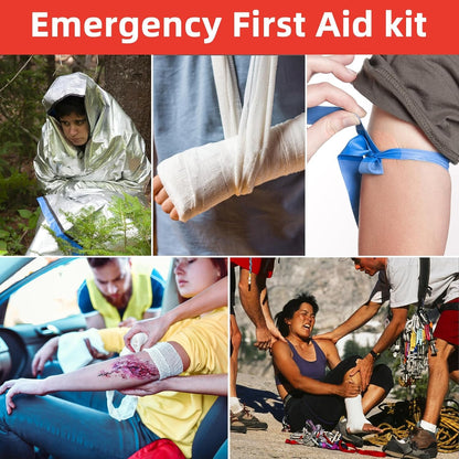 First Aid Kit192 Piece - Mini First Aid Kit Small Soft Shell Medical Kit for Home, Car, Office, Travel, Camping, Sports, Outdoor, School - Emergency First Aid Supplies and Survival Kit.