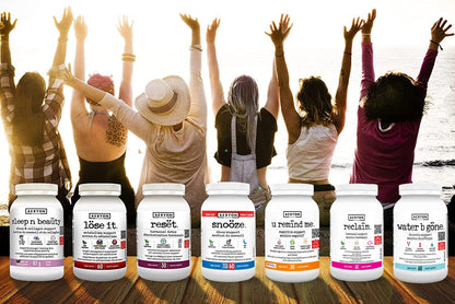 Sleep n Beaüty by Aeryon Wellness - Natural Sleep Aid - Supports Immunity & Collagen Formation - Naturally Calm Mind & Body for Restful Sleep - Natural Sleep Vitamin (Ginger Mint Flavour, 30 servings)