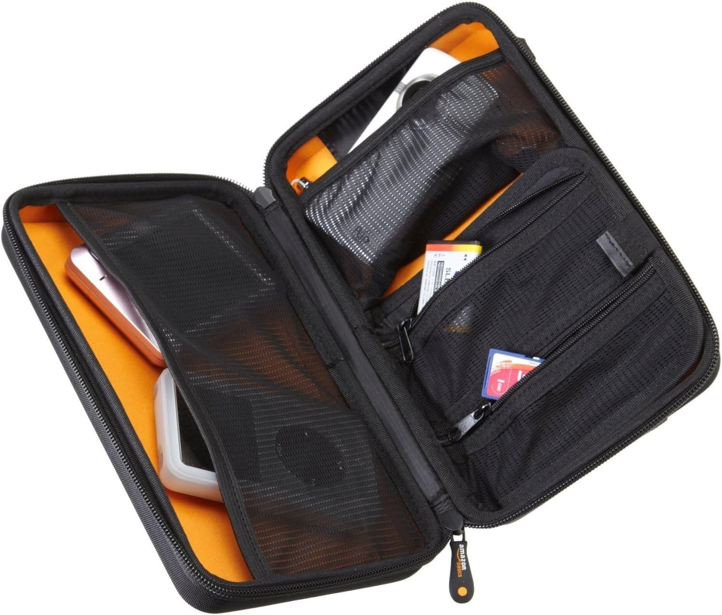 AmazonBasics Universal Travel Case for Small Electronics and Accessories, Black