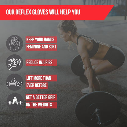 Lift Tech Women's Reflex Weightlifting Gloves