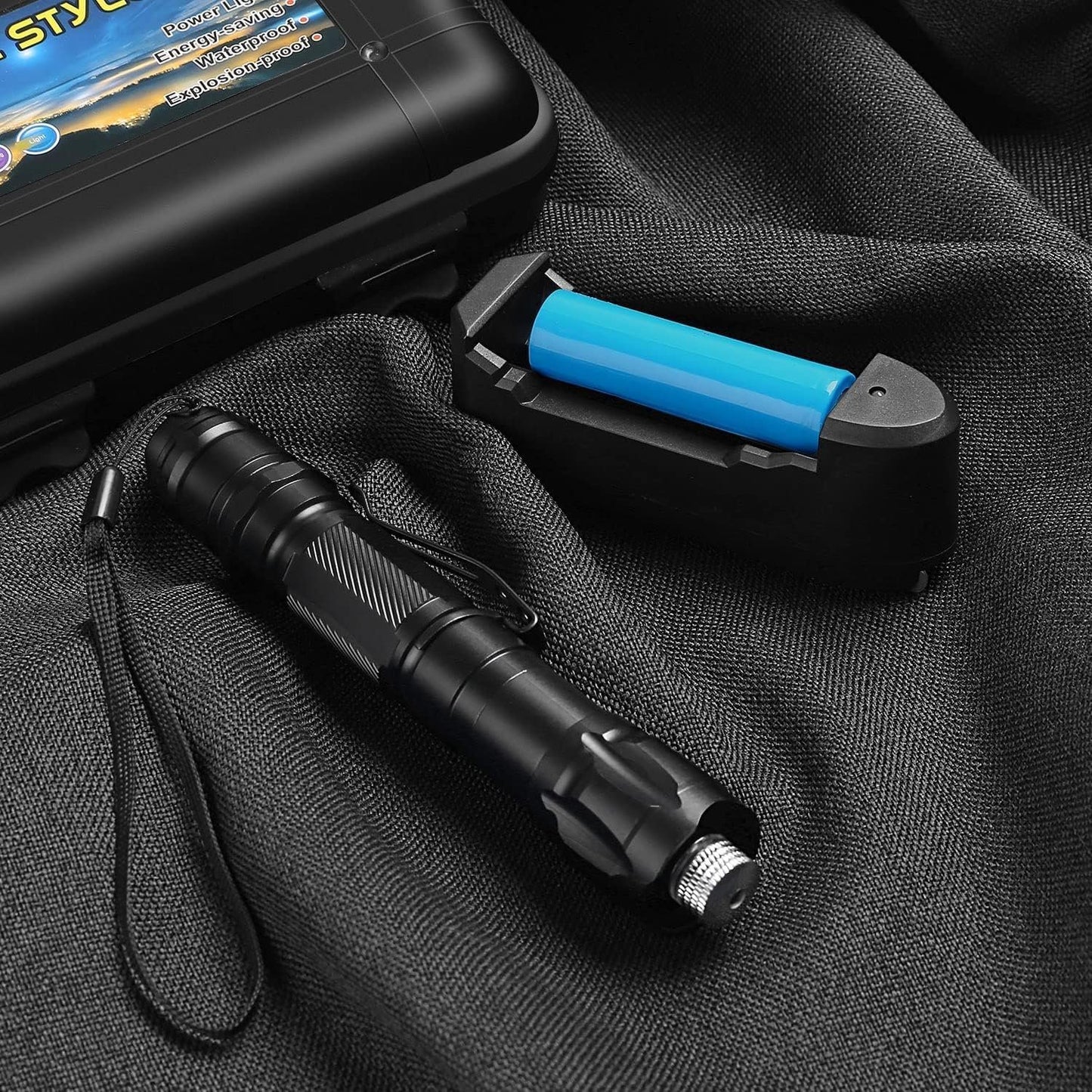 Long Range Tactical Rechargeable Bright Flashlight for Night Astronomy Outdoor Camping Hiking for Indoor Outdoor