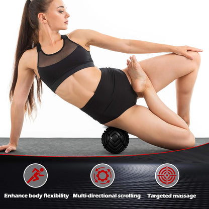 TETOP Fitness Muscle Massage Ball, 3.15in, Therapy Ball for Trigger Point Massage, Trigger Point Ball for Myofascial Release, Mobility Ball for Exercise & Recovery (Blue)