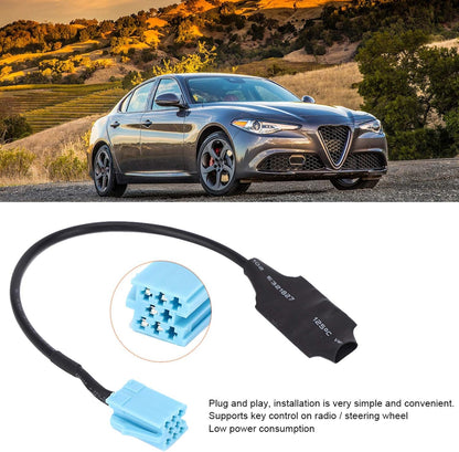 Akozon Car Bluetooth Audio Adapter Accessories Radio Stereo Suitable for Mito/Giulietta/Brera, Electronic Accessories Bluetooth Music Adapter Bluemusic for Giulietta