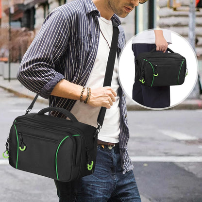 PGmoon Travel Carrying Case Compatible with Xbox Series S, Storage Carry Bag with Padded PE Foam Liner for Controllers, Cables and More Accessories (Patent Design)