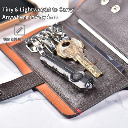 Key Chain Flashlight, Compact Outdoor Light, High Brightness Led Torch Home, Work, Travel, Survival Gear, Portable Lamp For Outside Adventures, 2.64 Inches