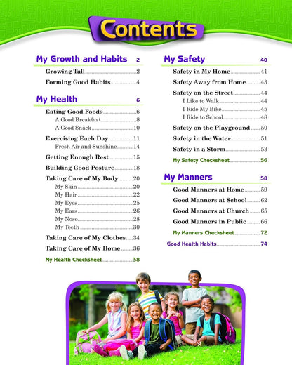 Health, Safety, and Manners - abeka 1st grade third edition