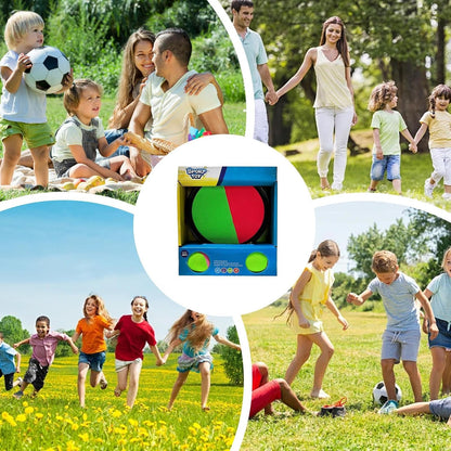 Tossing and Catch Ball, Ball Toss Game Kids, Sticky Sports Toy Set, 9.06 x 7.87 x 2.36 Inches, Engaging Activity for Outdoor Play, Camping, Travel, Playground, Parent Child Bonding