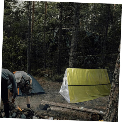 KITANDOVE Thermal Outdoor Tent Survival Blanket Emergency Shelter Hiking Insulated Cold Weather