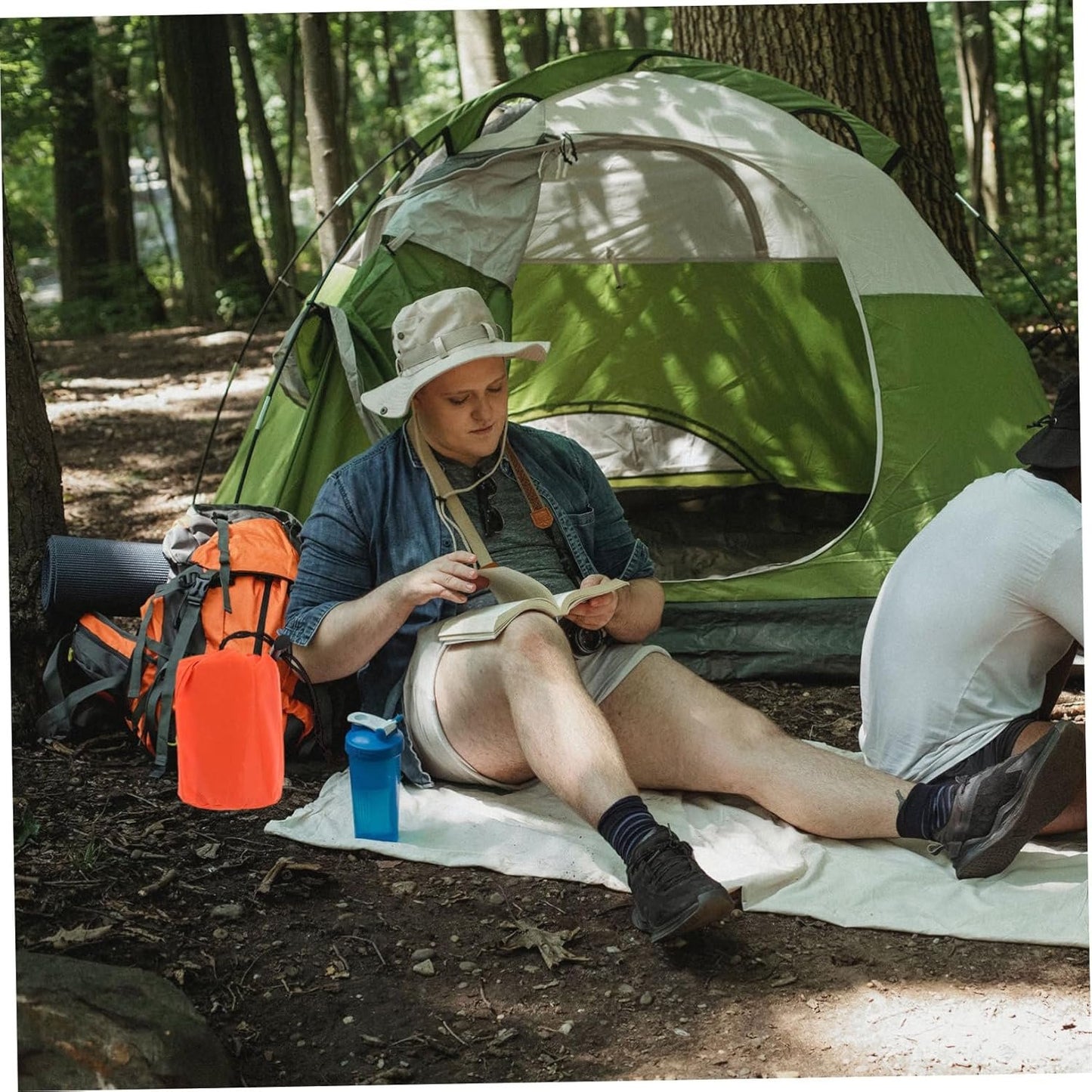 JUMPLAWN Survival Tent 3 Set Sleeping Portable Waterproof Camping Blanket Outdoor Gear