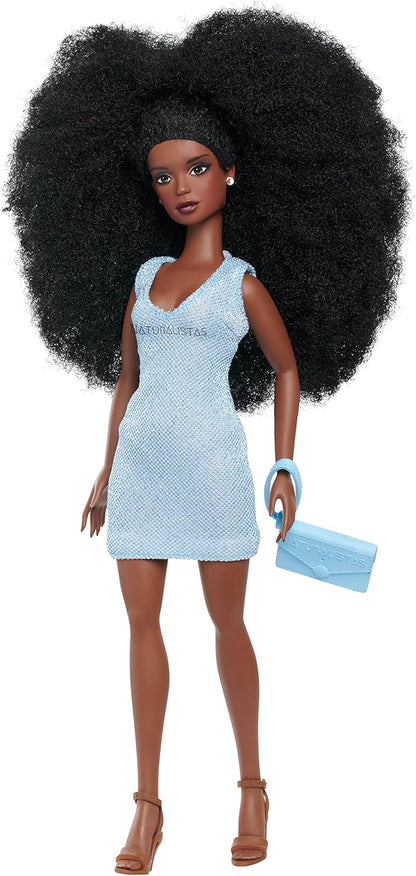Just Play Naturalistas Liya Doll and Accessories 4C Textured Hair - Deep Brown Skin Tone - Designed and Developed by Purpose Toys