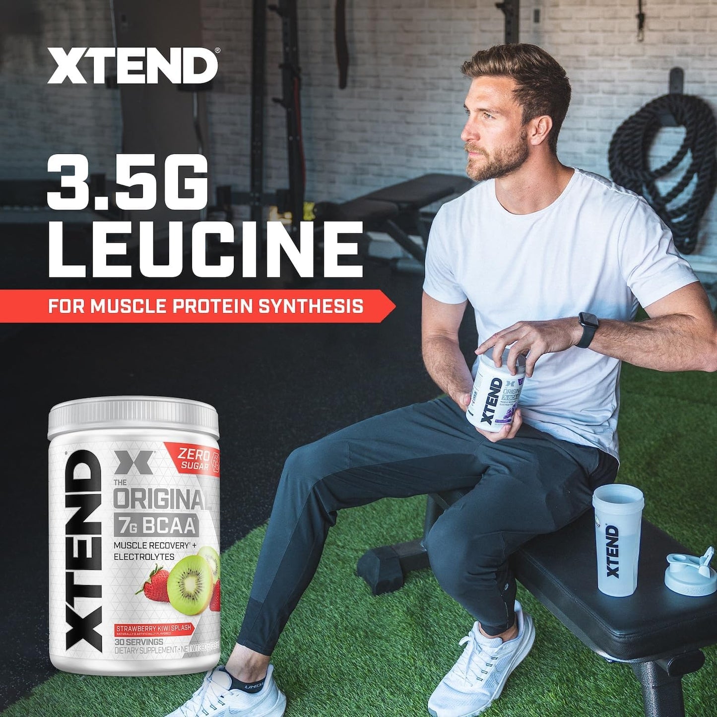 Xtend Amino Acids 30 Serves Italian Strawberry Kiwi Splash 426 grams