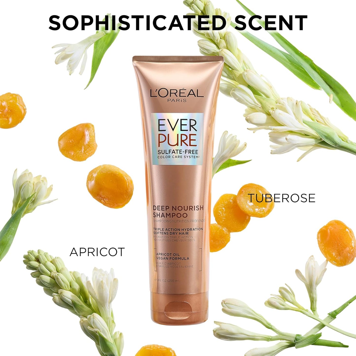 L'Oréal Paris EverCreme Sulfate Free Deep Nourish Conditoner, 8.5 fl. oz.