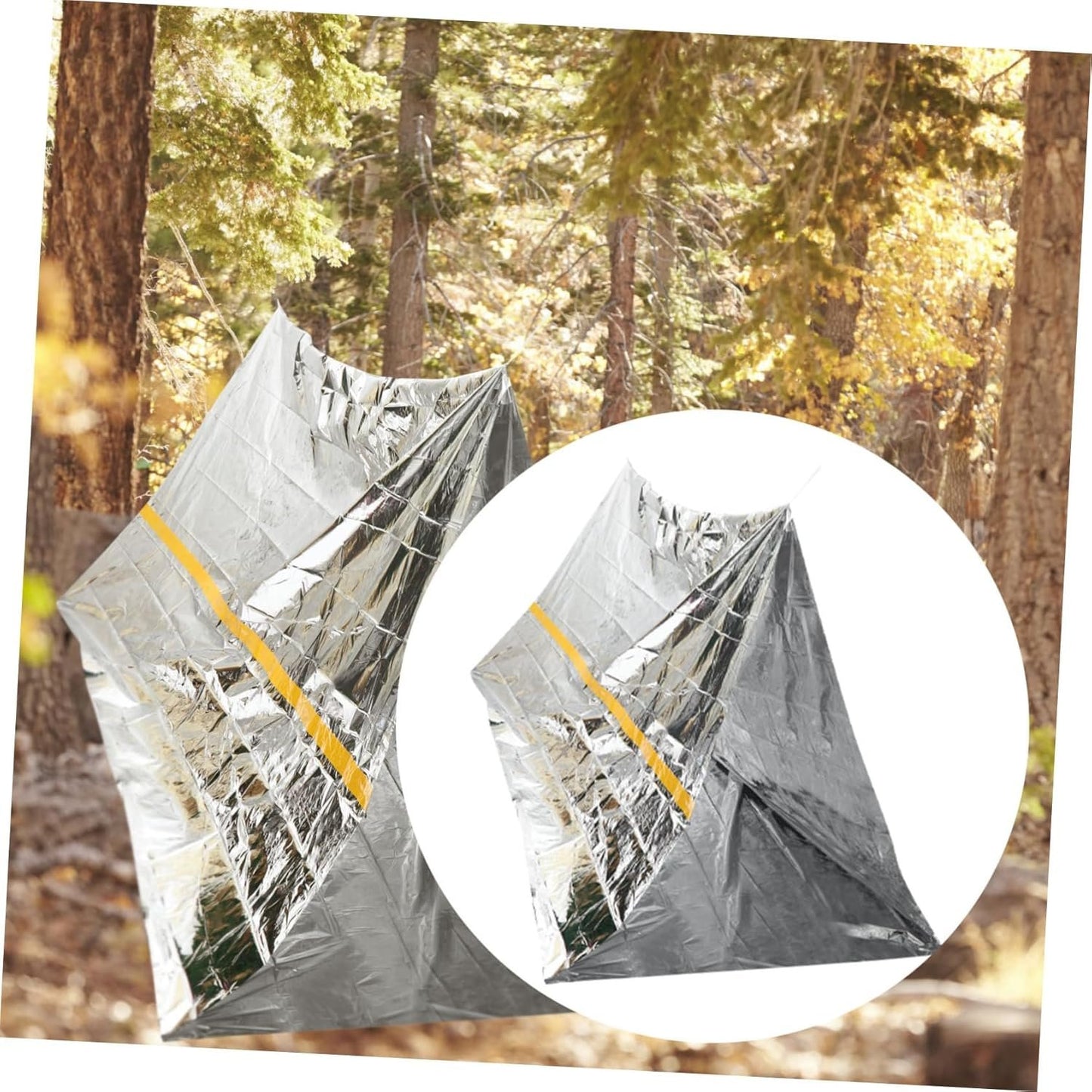 BESPORTBLE Emergency Tube Tent Outdoor Survival Gear Camping Accessories for Camping Essentials