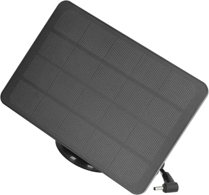 10W Portable Solar Charger, IP65 Portable Solar Panel with USB C Outputs for Stick Up Cam Battery for Ring Spotlight Camera Battery (CSP4W-DC-B)